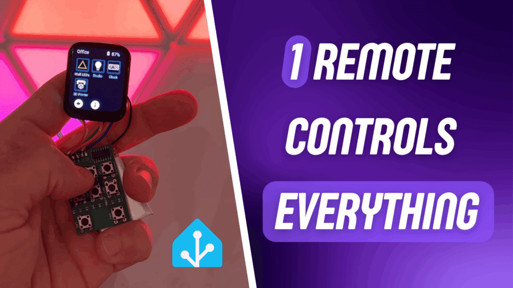 1 Remote to control the whole smart home