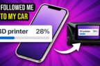 My 3D printer progress followed me in my car